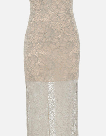 Abito lungo a tubino con pizzo floreale 115700 039 ROTATE BIRGER CHRISTENSEN 