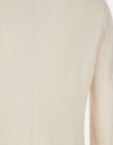 Blazer con pettorina in cotone e lino M75GIAM15 TES0M2000201 ELEVENTY 