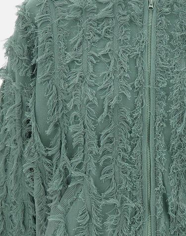 Giacca bomber con lavorazione sfilacciata 392009 047 KANGRA 