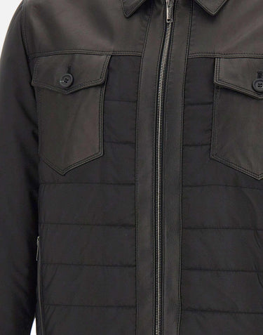 Giacca in pelle "Massenzio" MASSENZIO SW2NERO VOLFAGLI 