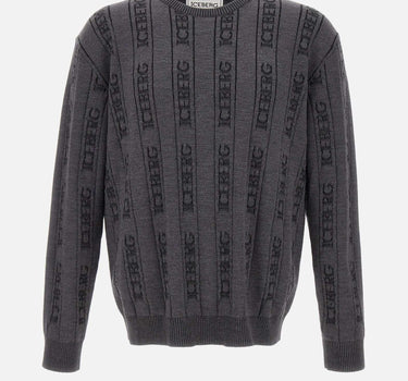 Maglia in lana e cotone A0027010 8928 ICEBERG 