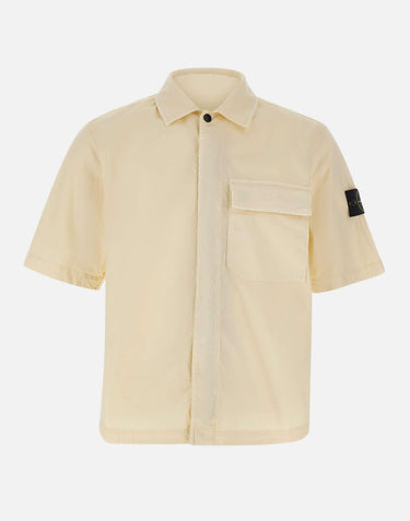 Camicia in twill di cotone biologico stretch 1100025S0A10 V0093 STONE ISLAND 