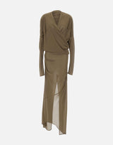 Abito semi trasparente ESSS26DR02016 0024 ENTIRE STUDIOS 