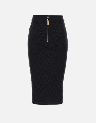 Gonna in maglia "Daily" GK20B56E2 110 ELISABETTA FRANCHI 