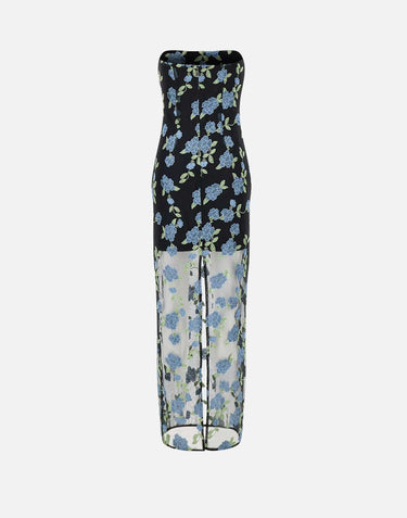 "Flower mesh tube dress" 113874 1000 ROTATE BIRGER CHRISTENSEN 