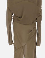 Abito semi trasparente ESSS26DR02016 0024 ENTIRE STUDIOS 
