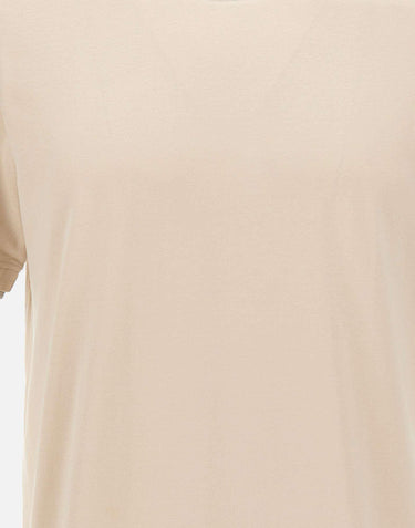T-shirt in cotone con profili doppiati 60123 73710008 GRAN SASSO 