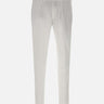 Pantaloni "DVR33" in cotone e seta DVR33R022 TC100 DEVORE 