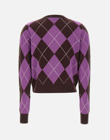 Cardigan Argyle RI5KT007 6006 KAOS 