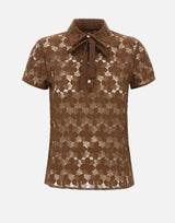 Polo in pizzo floreale 2616941011600 002 MAX MARA STUDIO 