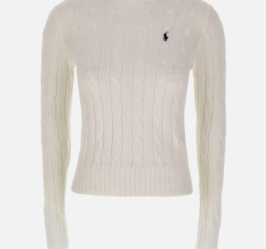 Maglia a girocollo in cotone a trecce 211971869 007 POLO RALPH LAUREN 