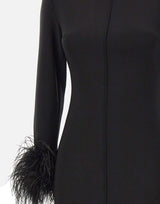 Mini abito "Teide" A0013NER52A NERO TWENTYFOURHAITCH 