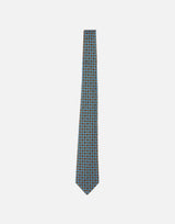 Cravatta in seta con motivo geometrico UCRVKRC01M9601 001 KITON 