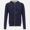 Felpa full zip in misto lana M76MAGM69 MAG0M0431102 ELEVENTY 