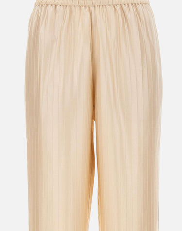 Pantaloni "Kadala" KADALA ECRU LOULOU DE SAISON 