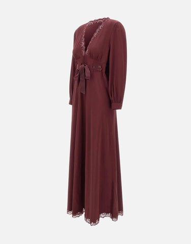 Abito "Adaline" 0100597942507701 MAROON RIXO 
