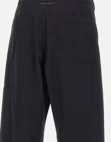 Pantaloni in twill di cotone SH0KA0046 M36019900 MM6 MAISON MARGIELA 