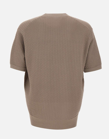 Maglia girocollo in cotone punto alverare 301521 188 KANGRA 