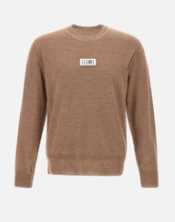 Maglia in lana con cuciture a contrasto SH0HL0010 M13037130 MM6 MAISON MARGIELA 
