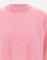 "Brushed crewneck" 24084 PINK SOFT GOAT 