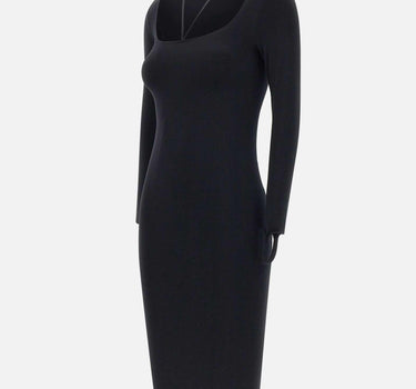 "Sculpting jersey midi dress" PS25191300 004 ANDREADAMO 
