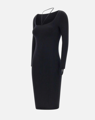 "Sculpting jersey midi dress" PS25191300 004 ANDREADAMO 