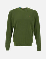 "Sweater elbow contrast color" K35110 37 SUN68 