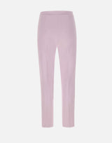 Pantaloni slim in crêpe con placca logo PA07751E2 544 ELISABETTA FRANCHI 