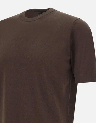 T-shirt in crepe di cotone TS0MC CR14R190 FILIPPO DE LAURENTIIS