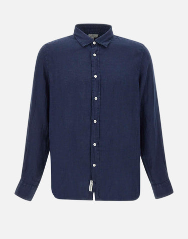 Camicia in lino CFWOSI0113 MRUT33723827 WOOLRICH 