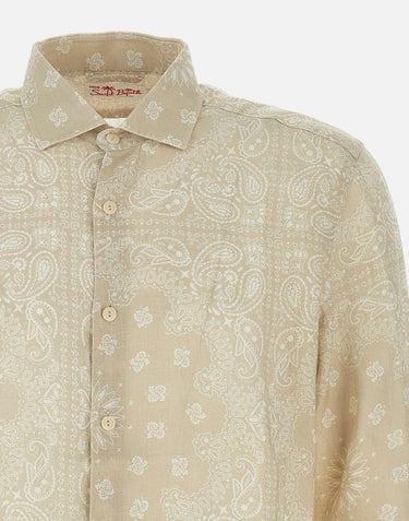 Camicia Pamplona in lino PAMP001 00387H11 MC2 SAINT BARTH 