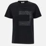 T-shirt in jersey con macro logo in voile MA03151E2 110 ELISABETTA FRANCHI 