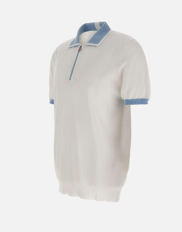 Polo mezza zip UMK0571V108A 00K KITON 
