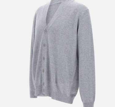 Cardigan in lana merino extrafine 900862 112 KANGRA 