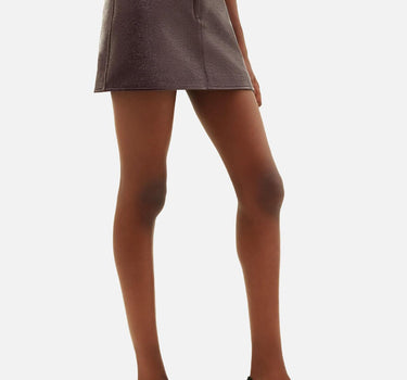 Mini gonna Reedition Vinyl PERCJU001VY0014 BURGUNDY COURREGES 