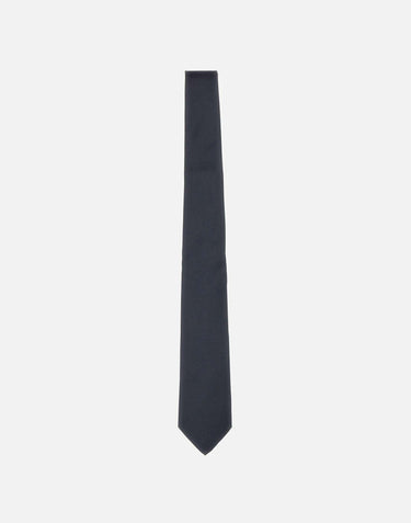 Cravatta in satin A10003U PER020BLU TAGLIATORE 
