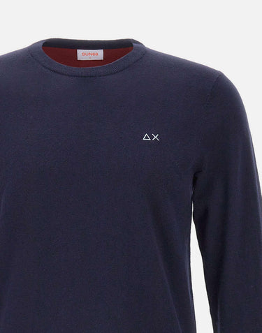 Maglia in lana e cotone K45143 07 SUN68 
