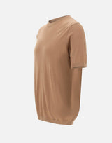Maglia a maniche corte in misto seta e cotone 300421 190 KANGRA 
