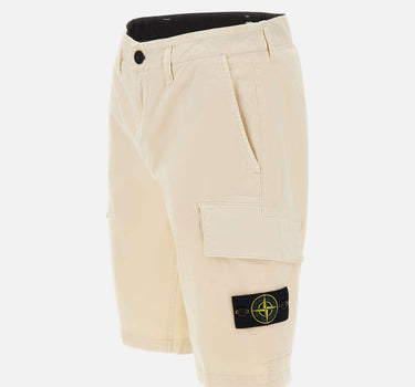 Shorts in broken twill effetto "old" L100018S0004 V0193 STONE ISLAND 