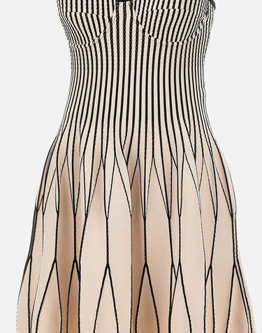 Abito in maglia bicolore AM27S62E2 E84 ELISABETTA FRANCHI 
