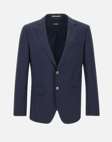 Blazer "H Huge" in lana<BR/> 50482734 405 BOSS 
