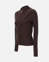 "Fine Merino cardigan" 1325KTP006406A DKCHOC VICTORIA BECKHAM 