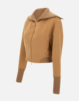 "Double Faced Bomber Jacket" 1325WJK006480A CAMEL VICTORIA BECKHAM 