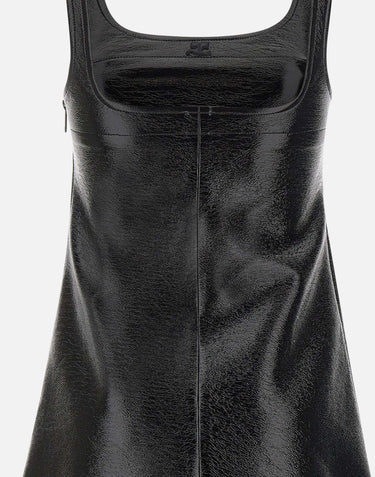 Reedition Vinyl Dress PERCRO036VY0003 BLACK COURREGES 