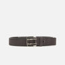 Cintura in nabuk a doppio ardiglione CNK00311 NBKMETEORITE GIANNI CHIARINI 