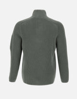 "Polo collar full rib sweater" 19CMKN016A 006608A921 C.P. COMPANY 