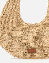 Borsa luna grande in rafia H24S6011RBA NTTN STAUD 