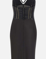 Abito Red Carpet in raso con elastici ABR5362E2 110 ELISABETTA FRANCHI 