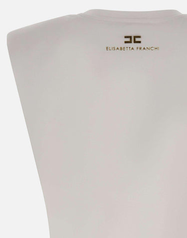 Top in jersey con nodo MA01161E2 270 ELISABETTA FRANCHI 