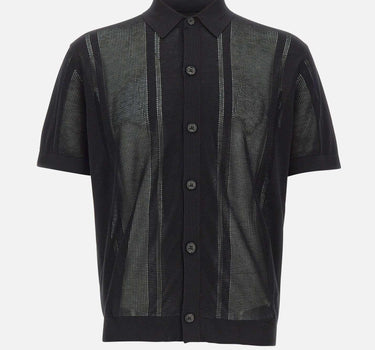 Camicia in maglia di misto seta A033F200 9000 PAOLO PECORA 